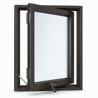 Ventana Abatible de Aluminio con Rotura de Puente Térmico para Casa Pasiva INNAI CE, Triple Acristalamiento Low-E