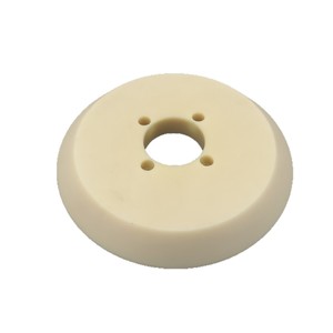 Nylon Parts Custom Made <b>Plastic</b> Injection Molding Yellow Color For Support Blocks And <b>Wheels</b> - Product Image 1