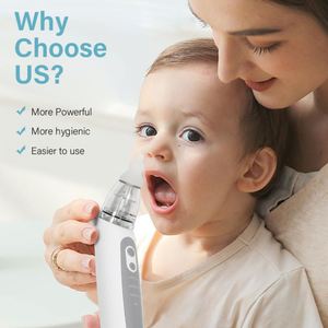 Aspirateur nasal électrique pour bébé avec 3 niveaux d'aspiration réglables, nettoyage automatique et fonctions musicales - Product Image 5