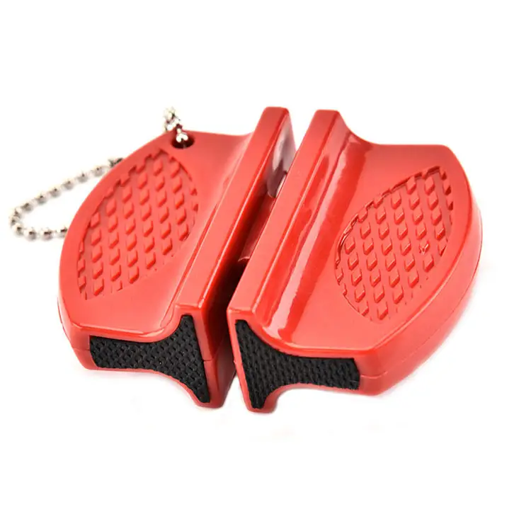 Portable Mini Kitchen Small Tool Two Sides Grinding Blade Sharpening Outdoor Tools Scissors Knife Sharpener Stainless Steel Box