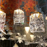 Lustre acrylique à 10 têtes pour décoration de plafond, lumières pour scène de mariage, shopping, événement, décoration de plafond pour scène de mariage