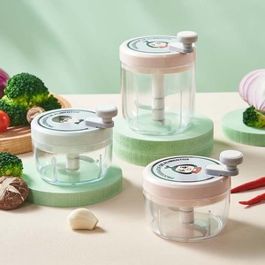 Triturador de Ajo Manual con Diseño de Dibujos Animados, Procesador de Alimentos Portátil para el Hogar, Multifuncional, de Acero Inoxidable, Pelador y Picador de Ajo - Product Image 1