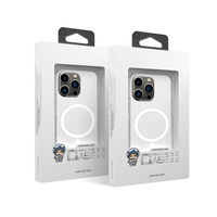 Boîtes d'emballage pour téléphone en carton recyclable écologique avec logo personnalisé, revêtement UV et gaufrage, avec poignée