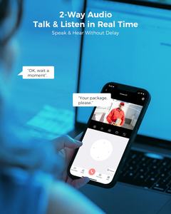 كاميرا أمان 8 ميجا بكسل عالية الدقة في الهواء الطلق IP66 Alexa رصاصة كاميرا مراقبة ملونة للرؤية الليلية في اتجاهين صفارة إنذار مدمجة للحركة CMOS - Product Image 4