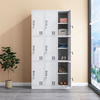 Armoire de classement contemporaine et élégante de qualité commerciale, unité métallique adaptable pour la maison, le bureau, l'hôpital, le sous-sol