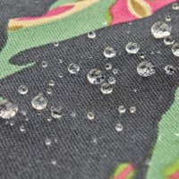 Tissu en nylon 500D imprimé camouflage rayé Miami Tiger, enduit PU, imperméable et résistant à l'usure pour sacs d'extérieur et projets de camping