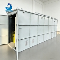 Nouvelle station d'épuration des eaux usées conteneurisée, système de recyclage pour le traitement des eaux usées domestiques et industrielles