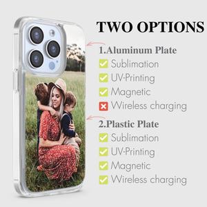 Coques de téléphone personnalisées pour sublimation, charge sans fil, TPU PC, sublimation 2D, coques de téléphone pour iPhone 16 15 14 13 Pro Max - Product Image 4