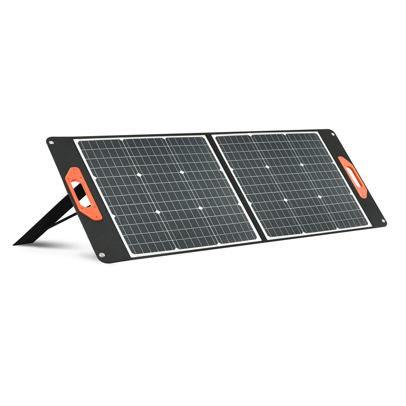 Waterproof High Efficiency <strong>Foldable</strong> Smallest <strong>100W</strong> Mono <strong>Solar</strong> <strong>Panel</strong> Grade Home <strong>Solar</strong> System >21% Efficiency 20V/5A Output 2.9kg