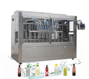 New Product Automatic Piston Detergent Lotion Bottle Filler Liquid Soap Filling Production Line for Bottle