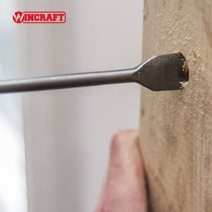 Juego de brocas planas para madera, 4 Uds., brocas de pala de <span class=keywords><strong>20</strong></span> 25 32 40mm para tablero de partículas de madera contrachapada, juego de brocas planas - Product Image 3