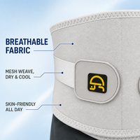 Ceinture de soutien lombaire orthopédique réglable pour soulager les douleurs dorsales, hernie discale, entorse, respirante, correction de la posture