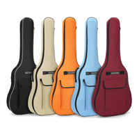 High Quality 40"/41" Inch Colorful School Guitar Bag with 5MM Sponge Pad, Adjustable Shoulder Straps