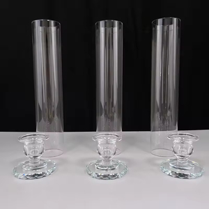 Porte-<span class=keywords><strong>bougie</strong></span> en cristal personnalisé Porte-<span class=keywords><strong>bougie</strong></span> en cristal <span class=keywords><strong>avec</strong></span> cylindre en verre - Product Image 6