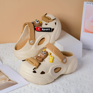 Zuecos Deportivos para Mujer, Suela Gruesa, Beige, Caqui, Blanco, Negro, Tallas 35-40, Moldeado por Inyección, Antideslizantes, para Uso en Exteriores, Verano - Product Image 1