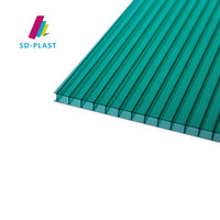 PC 6mm 10mm Feuille creuse en polycarbonate pour serre