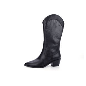 Commercio all'ingrosso personalizzato dropshipping a punta con <span class=keywords><strong>tacco</strong></span> <span class=keywords><strong>basso</strong></span> a metà polpaccio <span class=keywords><strong>stivali</strong></span> da Cowboy occidentali in vera pelle per <span class=keywords><strong>stivali</strong></span> firmati da <span class=keywords><strong>donna</strong></span> - Product Image 3