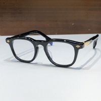 Gafas Ópticas de Diseño de Alta Calidad para Hombre y Mujer, Estilo Punk CHIRP CHIRP TALLA 50-22, Monturas de Acetato y Titanio de Lujo para Negocios