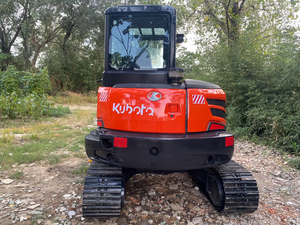 Excavatrice KX165 2023 d'occasion, faible nombre d'heures de fonctionnement, moteur 5,5 tonnes, godet de 0,2 m³, hydraulique KYB, pour travaux de construction et de terrassement. - Product Image 3