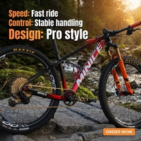 Vélo de montagne XC en carbone Toray T800 de 27,5 pouces, câblage interne complet, FOX SC32 140 mm, blocage en alliage d'aluminium, SRAM XX1 1*12, frein à disque