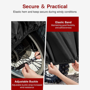 LOGO personalizzato 190T 210D 300D Oxford Anti-taglio UV per tutte le stagioni copertura universale moto impermeabile all'aperto copertura moto - Product Image 3