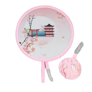 Ventilateur portable pliable en nylon pour enfants, jouet de sport volant personnalisé pour l'extérieur - Product Image 5