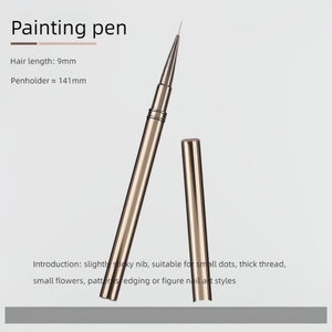 Ensemble de 16 pinceaux à ongles complets pour manucure, usage professionnel en salon, incluant des pinceaux en nylon pour gel - Bienvenue aux commandes ! - Product Image 6