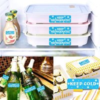 Etiquetas de Cadena de Frío Resistentes al Aceite, Ecológicas y Duraderas, Etiquetas de Código de Barras, Etiquetas para Alimentos Congelados, Etiquetas para Almacenamiento de Alimentos, Impresión Térmica Directa APZ
