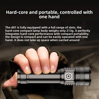Lampe torche multifonctionnelle pour l'aventure en plein air, puissante, à focalisation fixe, portable, avec allumage, rechargeable, pour le camping