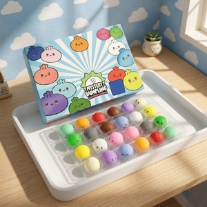 Jouet Kawaii Surprise Sourire Boîte Mystère Colorée Virale Géante Calendrier de l'Avent Boîte Mystère Jouet à Presser - Product Image 6