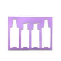 Ensemble de shampoing cosmétiques personnalisés Boîtes d'emballage imprimées en papier couché avec stratification mate et séparateur de produit bouteille en plastique