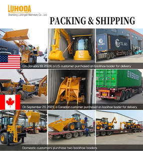 Maquinaria para Movimiento de Tierras, Retroexcavadora 4x4 con Motor Diésel, Excavadora Articulada para Construcción y Agricultura - Product Image 6