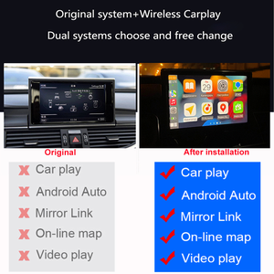 Dckloer Xách Tay Tự Động Không Dây Kit Đối Với Audi Q3 Mmi 2G 2013-2018 Carplay & Android Bảng Điều Khiển Hiển Thị 6.5 "Kết Nối USB Linux OS - Product Image 5