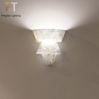 Lampe murale LED de luxe au design moderne en albâtre pour fond de télévision, couloir, chambre à coucher, mur de chevet