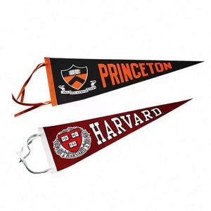 ธงสามเหลี่ยมผ้าสักหลาดสีสันสดใสแบบกำหนดเอง ธงสามเหลี่ยมผ้าสักหลาดออกแบบเอง - Product Image 2