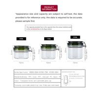 Leer klar 120ml 170ml 220ml Pyramide Kunststoff PET luftdicht versiegeln Topf Kiner Glas für Badesalz und Algen Schlamm Verpackung