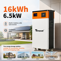 Système de stockage d'énergie extensible 6,5 kW avec batterie au lithium et onduleur solaire pour la maison, les entreprises et la sauvegarde en cas de panne de courant