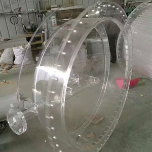 Tubes en plastique conçus en usine de tubes à bride acrylique pour un projet exact Livraison rapide Joint standard PMMA à bride acrylique - Product Image 6