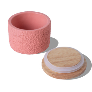 Urna Moderna Artesanal de Bambu e Cimento à Prova de Umidade para Cinzas de Animais de Estimação (Cães e Gatos) - Artigos Funerários Comemorativos - Product Image 3