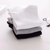 Chaussettes courtes unisexe jetables noires, blanches et grises, prêtes à l'emploi, pour le voyage et le quotidien – Vente en gros à prix abordable