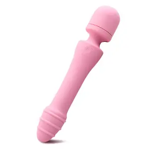 Usb Oplaadbare Japanse Waterdichte Av <span class=keywords><strong>Sex</strong></span> Wand Erotische G Spot Clitoris Stimulatie Vibrator Voor Vrouwen Verwarmde Massager - Product Image 4
