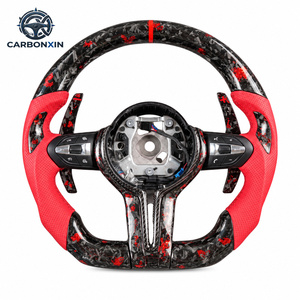 Volant chauffant en fibre de carbone pour BMW Série F F30 F10 535i F32 F20 F36 F22 M4 F82 X5 F15 F80 M3 F11 F31 F01 F07 X3 - Product Image 1