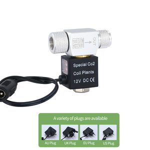 Válvula solenoide de aluminio de alto rendimiento ZRDR, regulador magnético de <span class=keywords><strong>CO2</strong></span> para plantas de Acuario, filtro de tanque de peces de corte nocturno de - Product Image 2