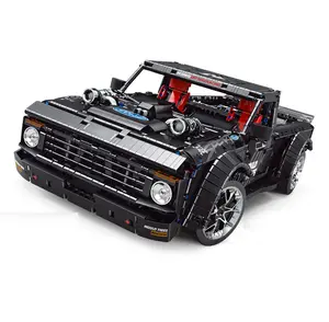 Rei 13082 Muscle Racing Car Model RC/APP Controle Building Block Toy Sets Sport Car Model Block Tijolos Brinquedos Para KIds