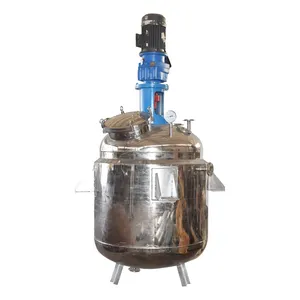 Stainless steel reactor with stirrer tank type chemical reactor kettle type for industrial bioreactor mixer