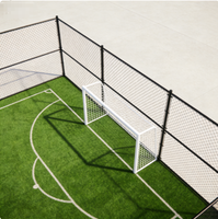 Cage de football multifonctionnelle personnalisable, ensemble complet d'équipement sportif, solution globale pour complexe sportif, solution pour terrain de football
