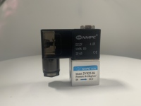 Vanne solénoïde électrique pneumatique en aluminium 1/4'' 12V CC 2 voies 2V025-08 normalement fermée à réponse rapide pour air, gaz, eau N/C