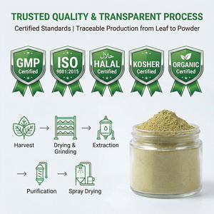 天然桑の葉エキス 食品グレード 高含有量 <span class=keywords><strong>DNJ</strong></span> フラボノイド 食用 低血糖作用 脂質低下作用 健康食品グレード パウダー - Product Image 5