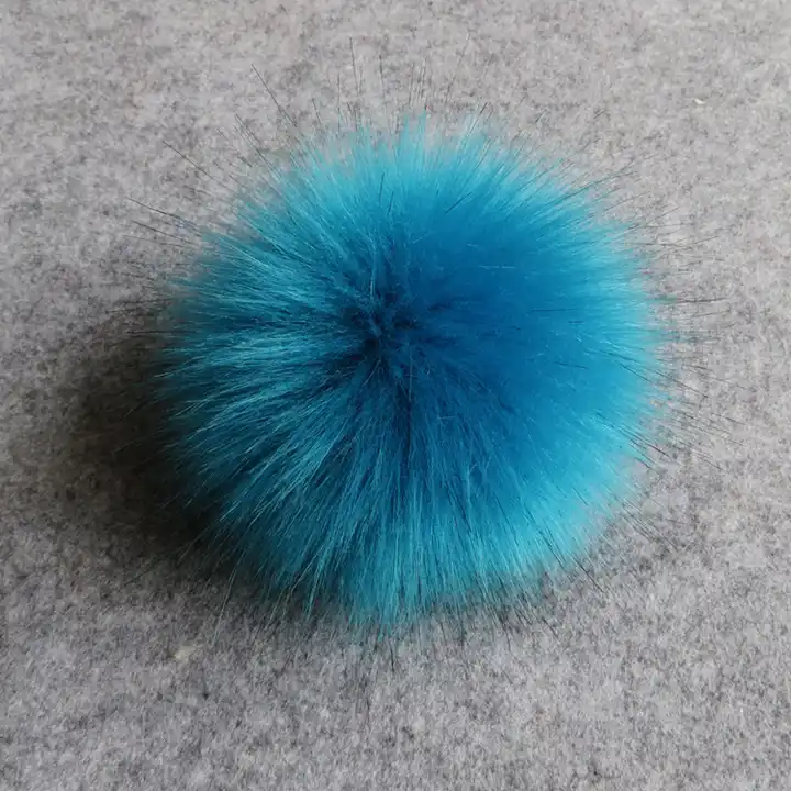 14 Pieces 10cm Faux Fur Pom Pom Ball Fluffy Pompom Ball Hat Faux