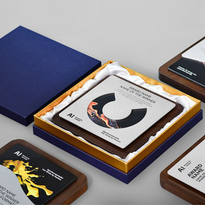 Medalla <span class=keywords><strong>de</strong></span> Premio Corporativa <span class=keywords><strong>de</strong></span> Alta Gama con Diseño Personalizado en Madera <span class=keywords><strong>de</strong></span> Nogal y Compuesto <span class=keywords><strong>de</strong></span> Piedra con Temática <span class=keywords><strong>de</strong></span> IA, Caja <span class=keywords><strong>de</strong></span> Regalo con Grabado para Premios Anuales a Empleados - Product Image 5